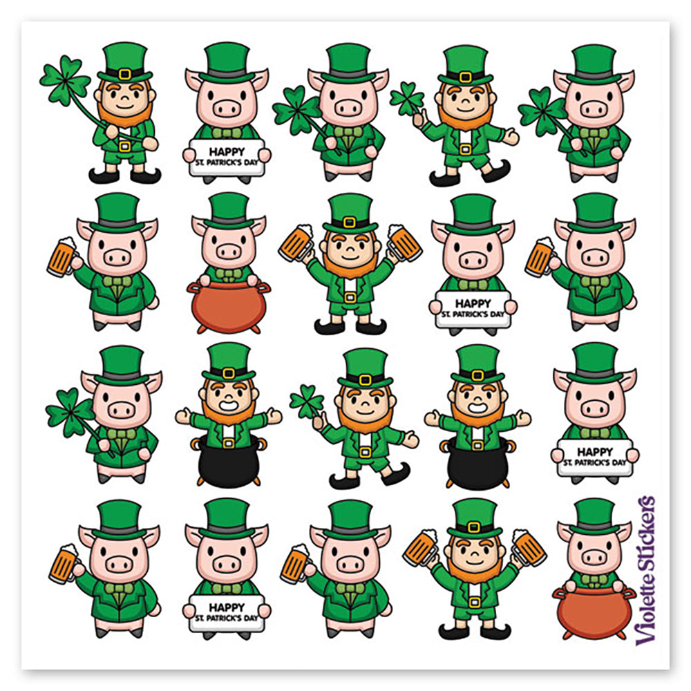 Mini Saint Patrick's Day Stickers