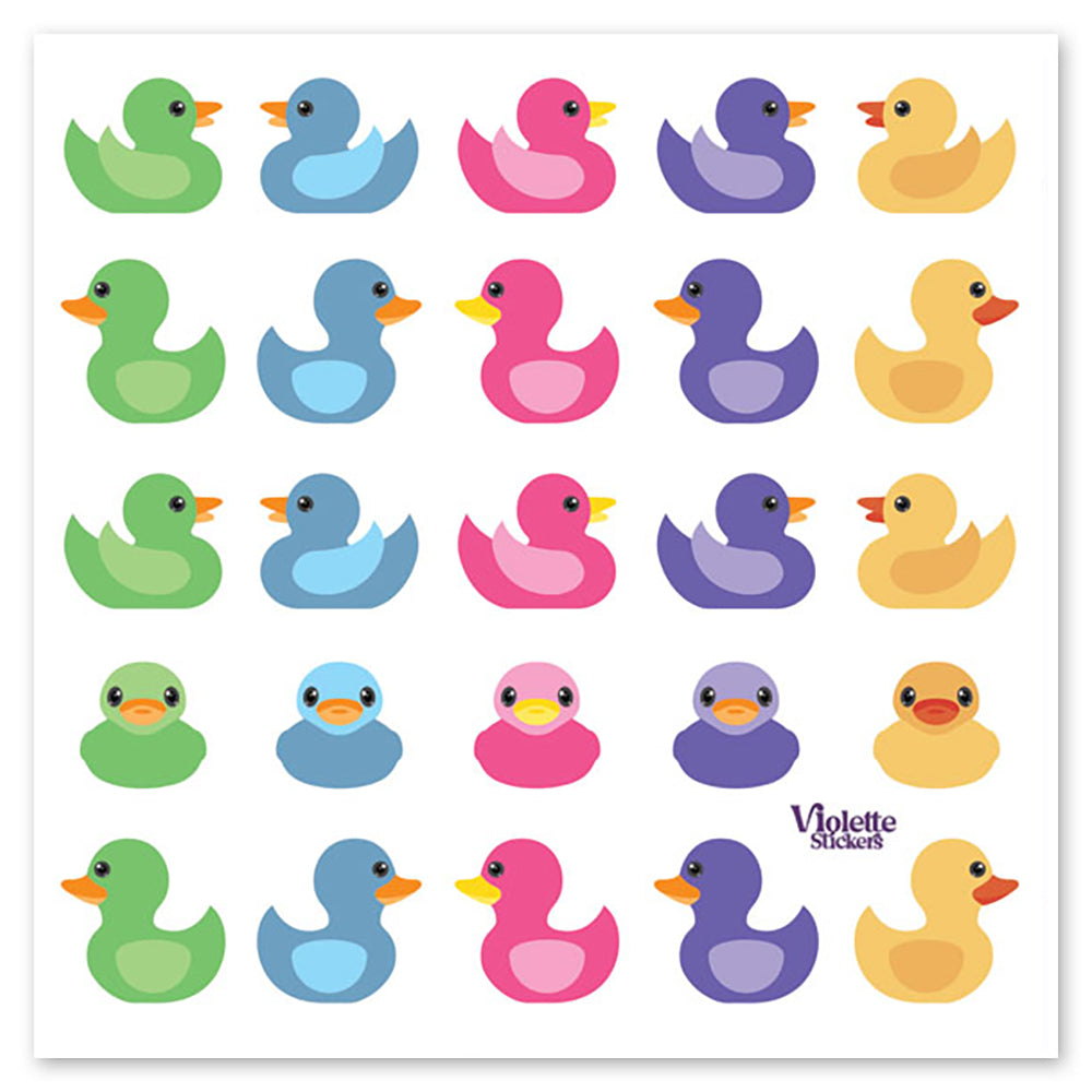 Mini Rubber Ducks Stickers Sticker Planet Mini Rubber Ducks Stickers Sticker Planet