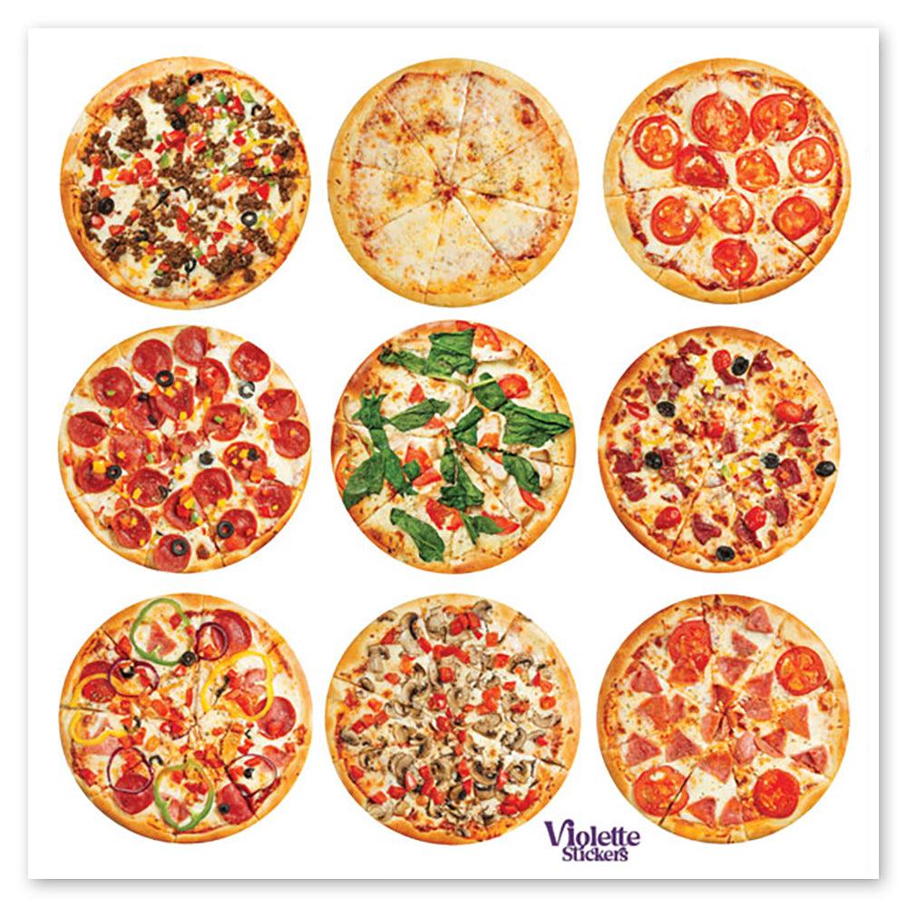 Whole Pizza Stickers