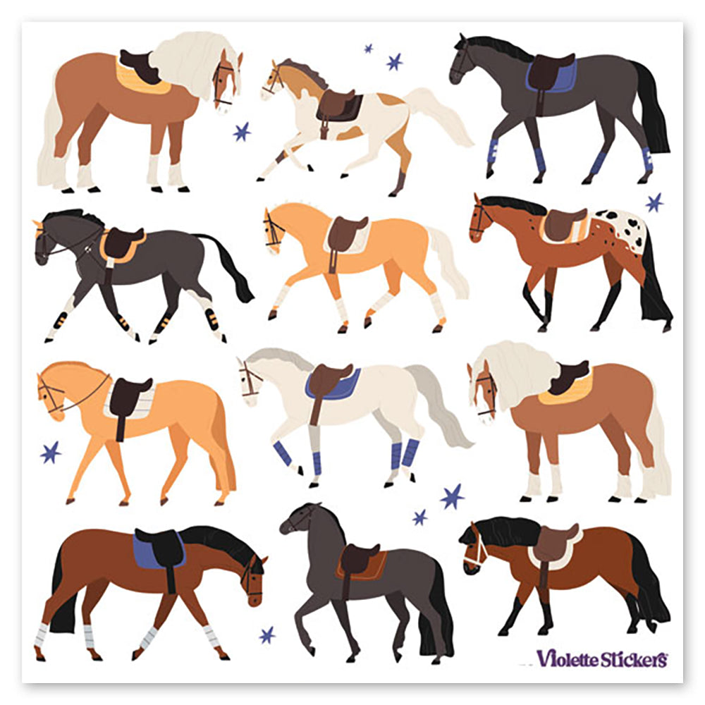 Riding Horses Stickers