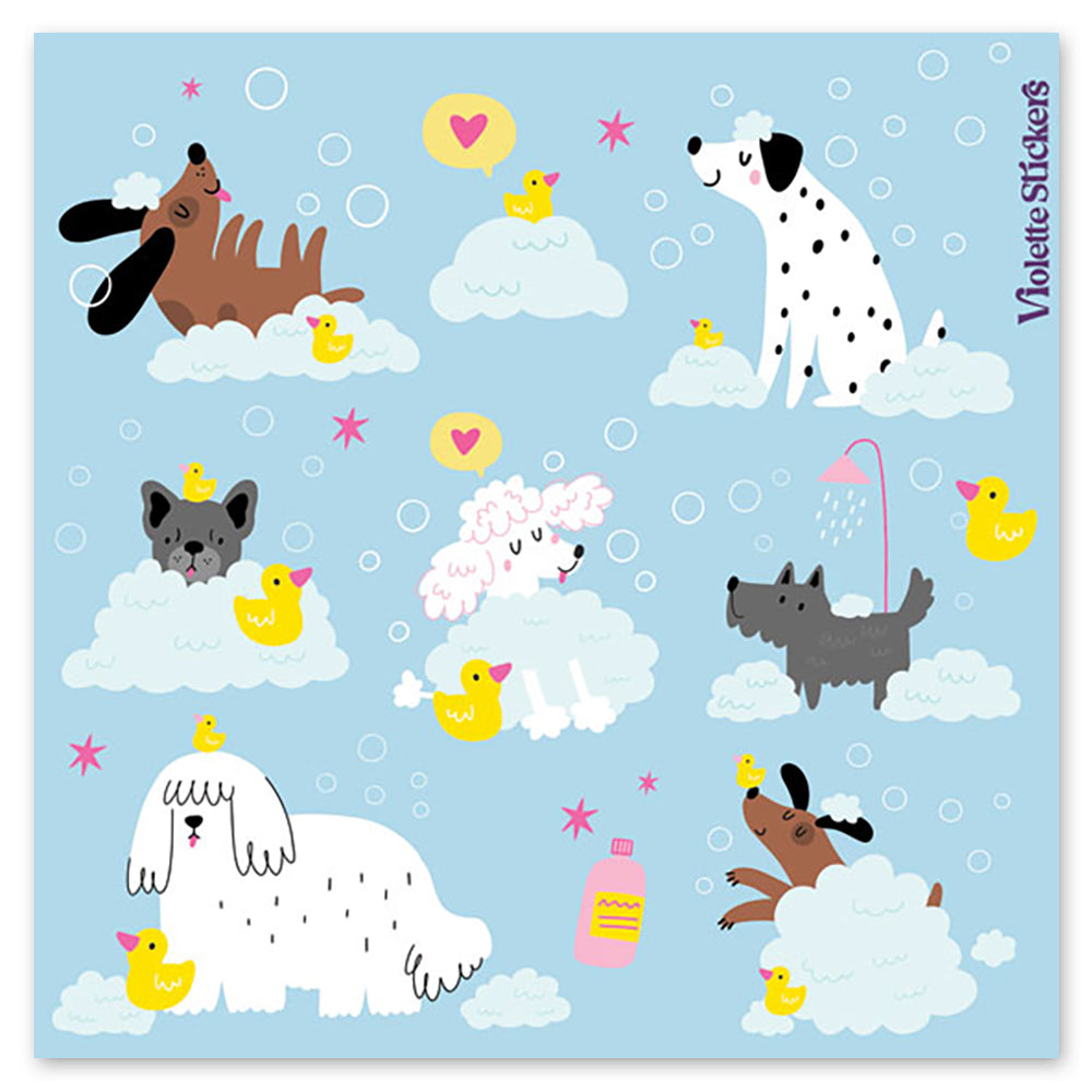 Dog Wash Stickers