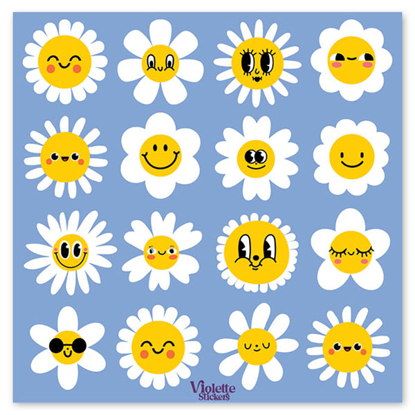 【Peaceminusone】 Daisy Sticker Tape #1 (Set of 3) PEACEMINUSONE】 Daisy Sticker Tape #1 (Set of 3)