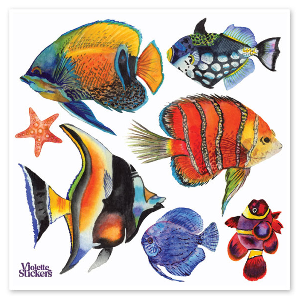 Tropical Fish Stickers