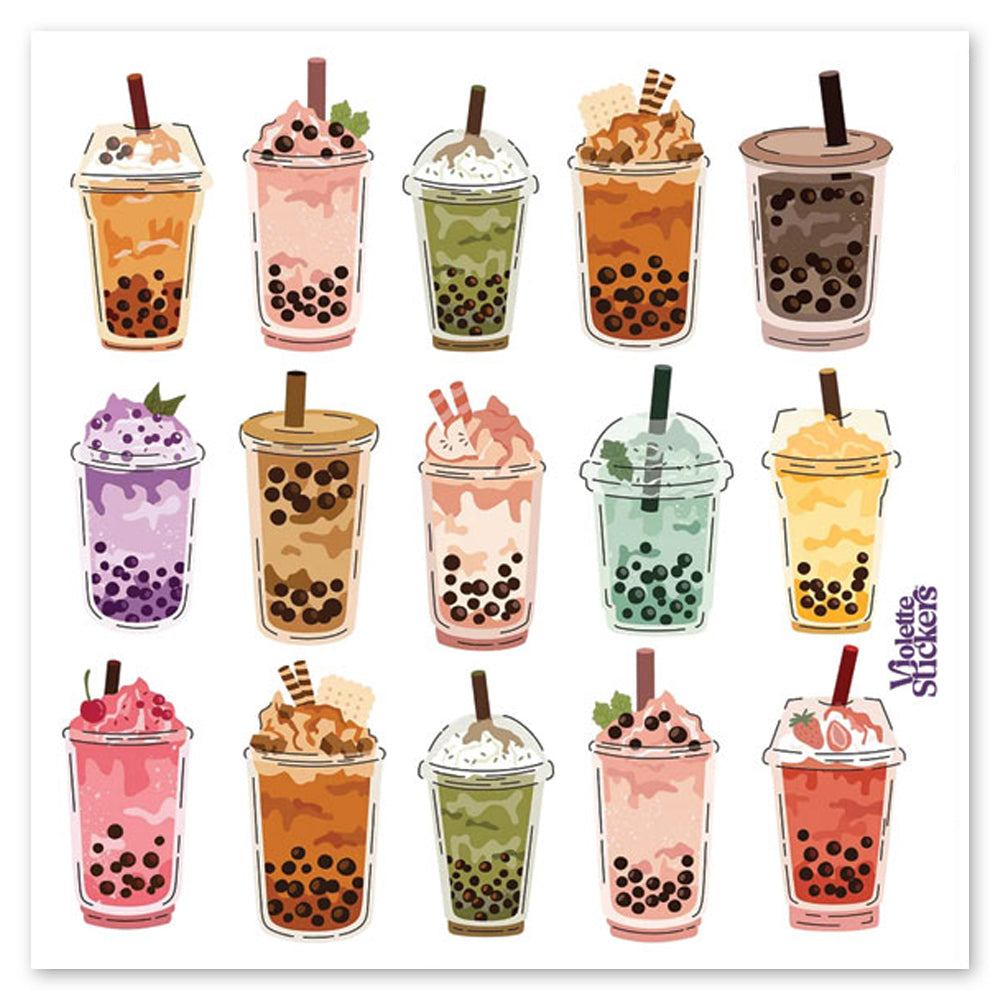 Boba Teas Stickers