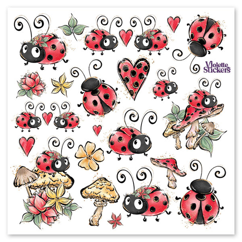 Ladybugs Stickers