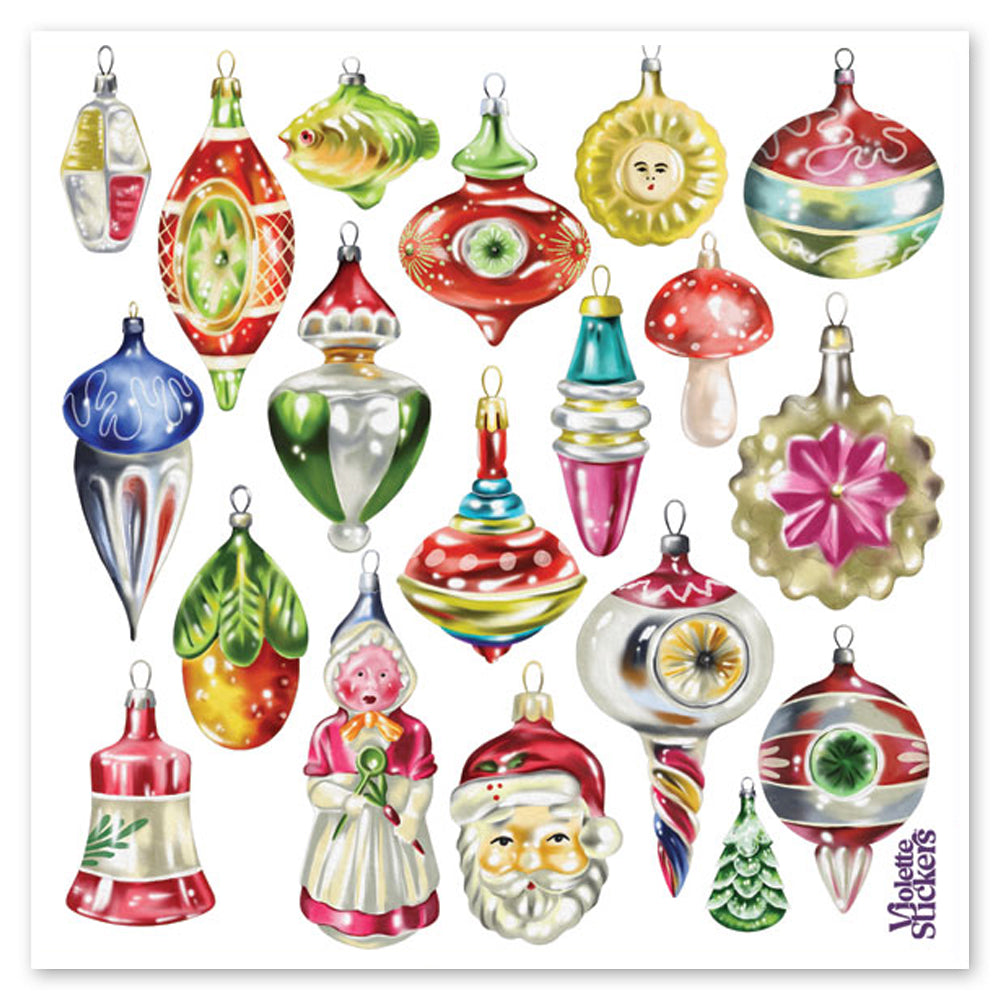 German Ornaments Stickers