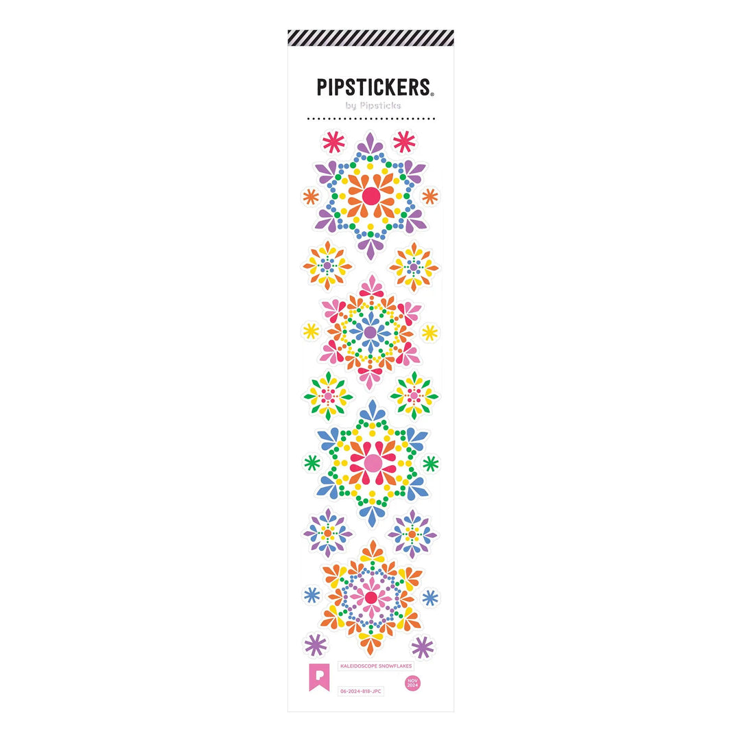 Kaleidoscope Snowflakes Stickers