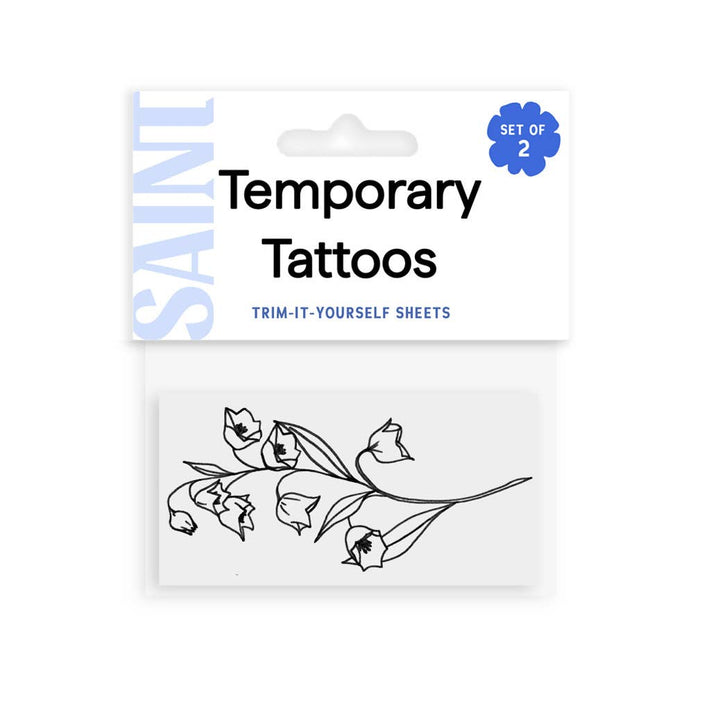 Lily of the Valley Temporary Tattoos