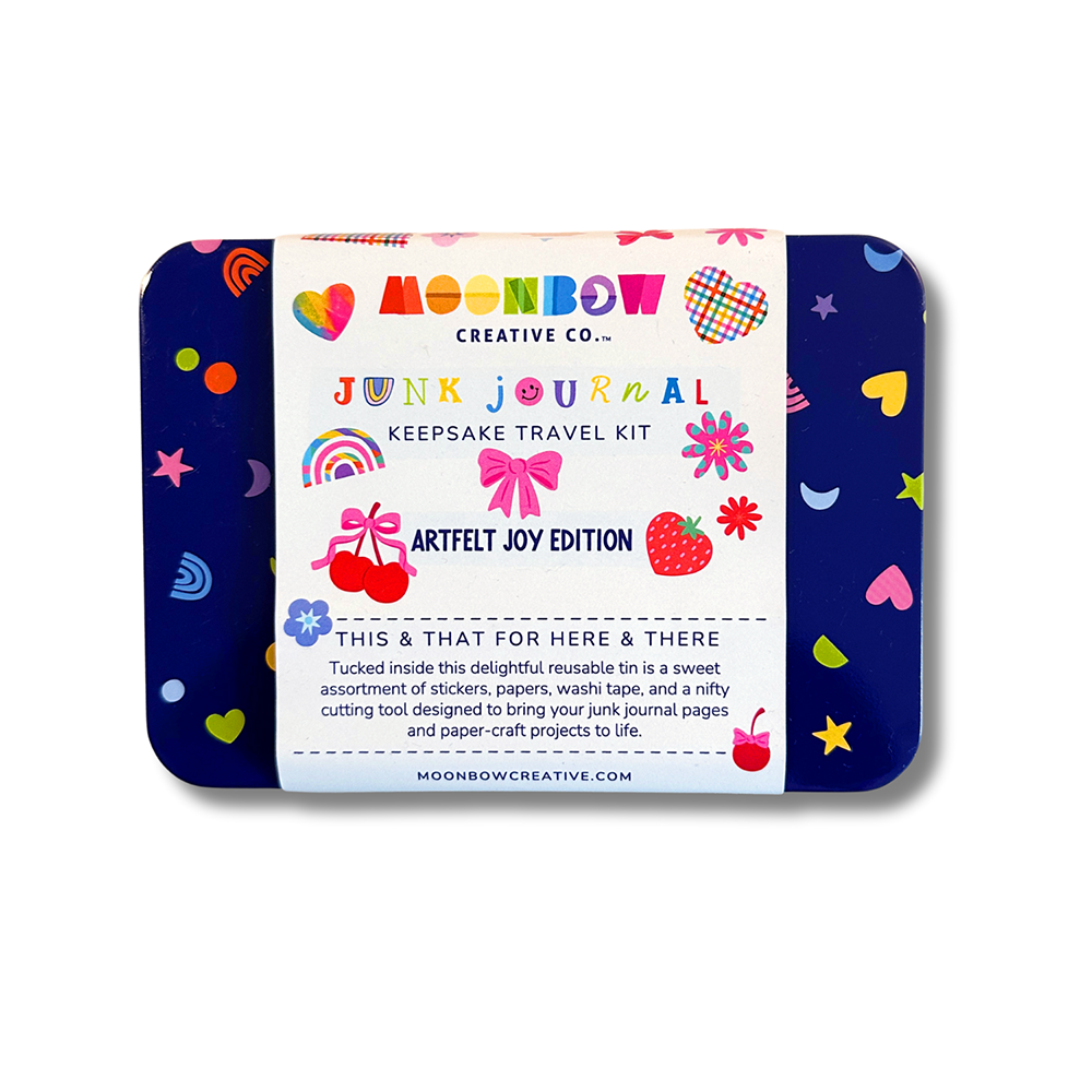Artfelt Joy Edition Junk Journal Tin - Top