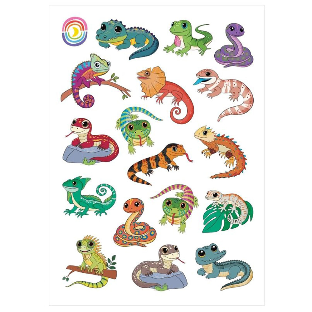 Reptile Life Glossy Sticker Sheet