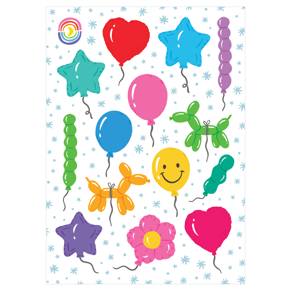 Balloonatics Glossy Sticker Sheet
