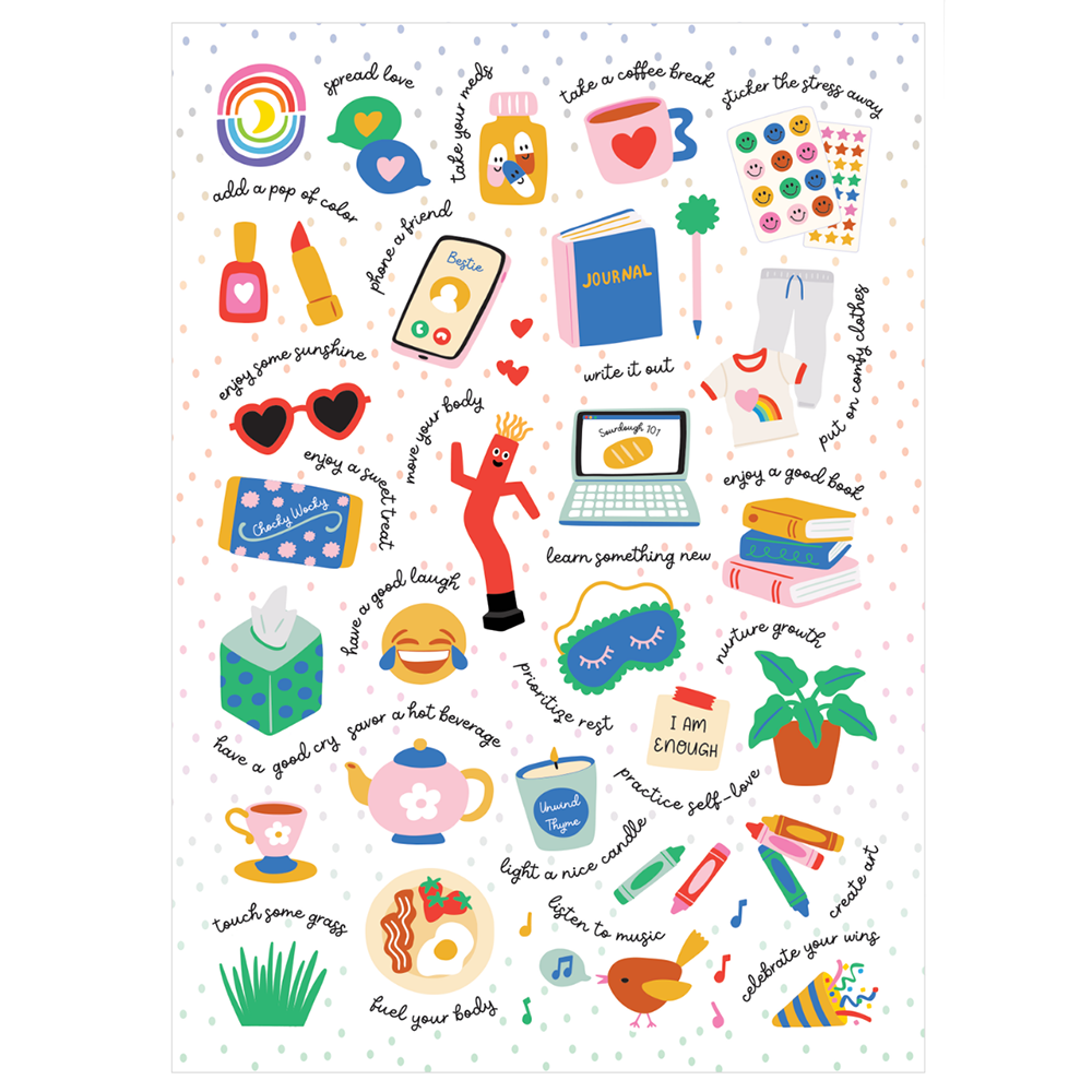 Little Mood Lifts Glossy Sticker Sheet