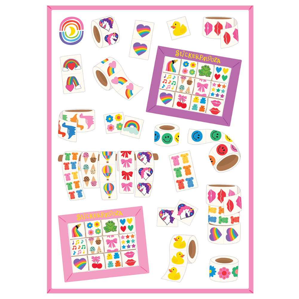 Stickerpalooza Stickers of Stickers Glossy Sticker Sheet