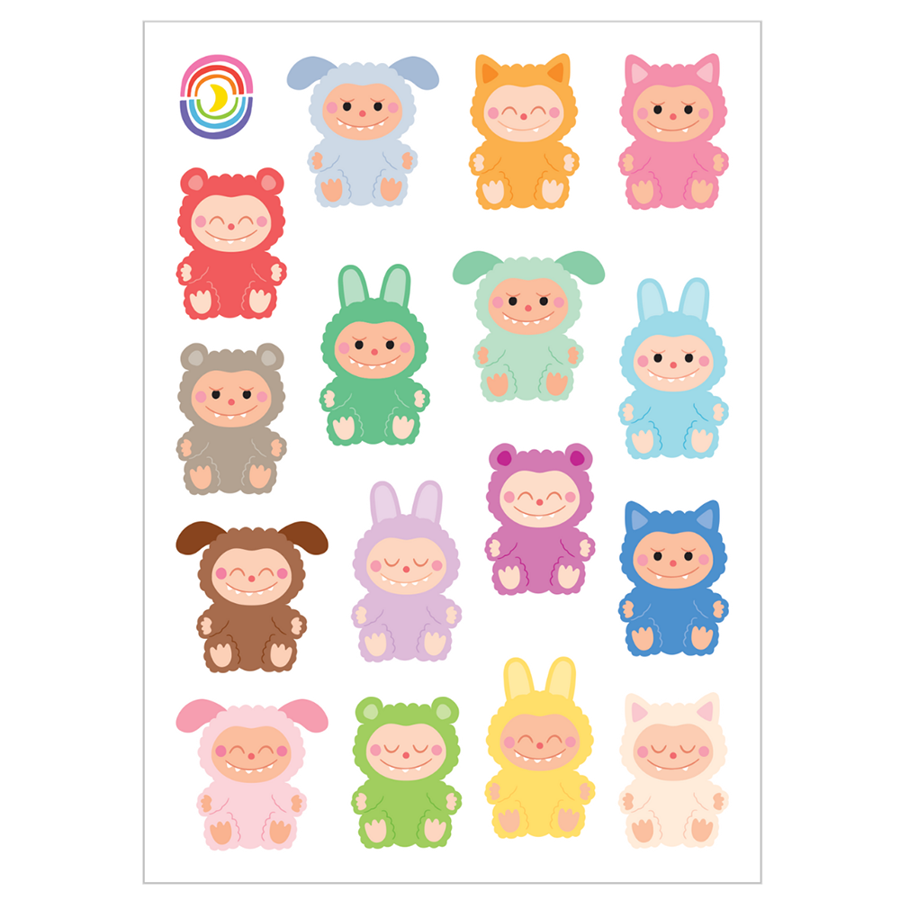 Mobobows Character Glossy Sticker Sheet