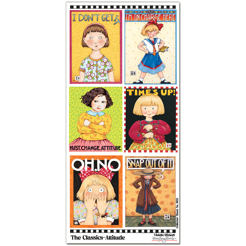 Mary Engelbreit's Classics Attitude Stickers