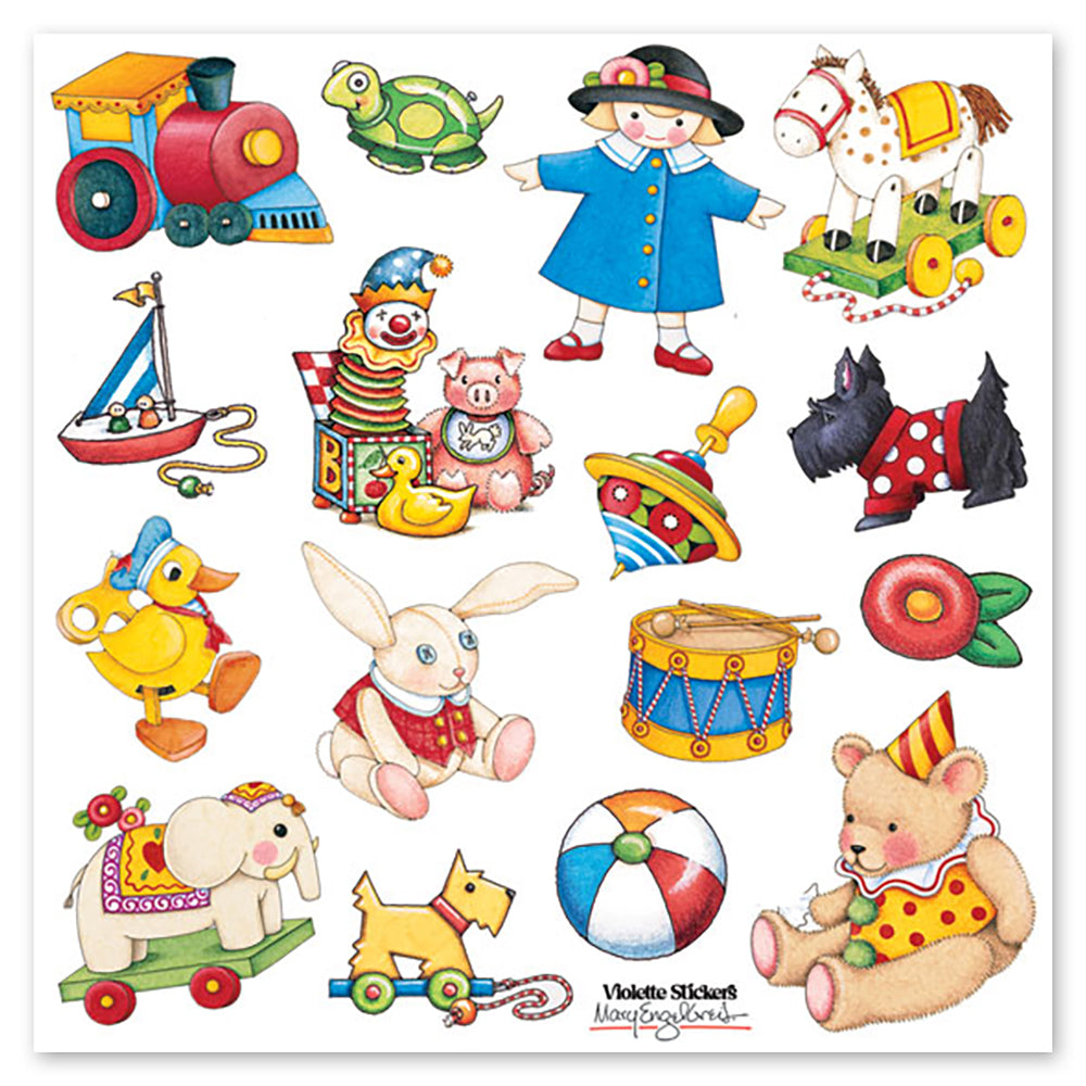 Mary Engelbreit's Toys Stickers