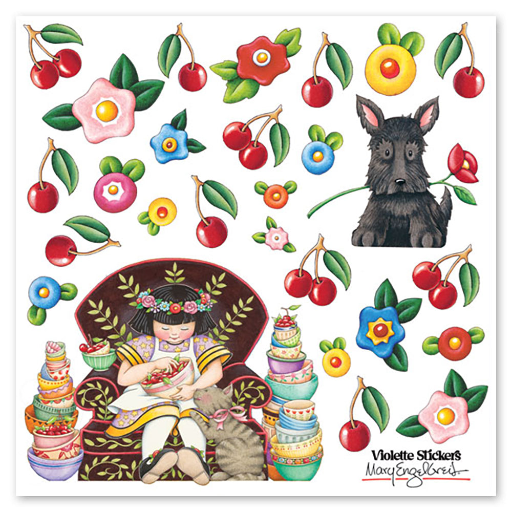 Mary Engelbreit's Cherries Stickers