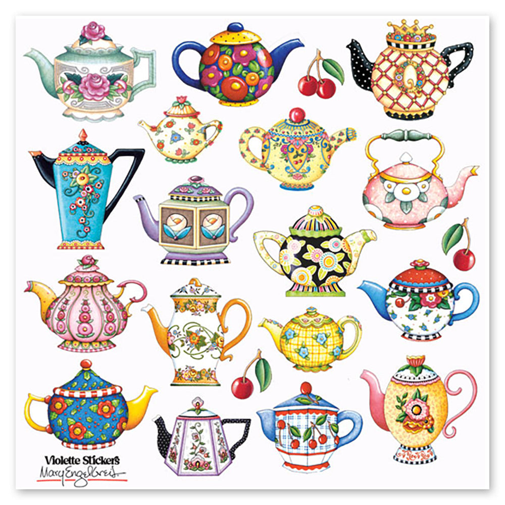 Mary Engelbreit's Teapots Stickers