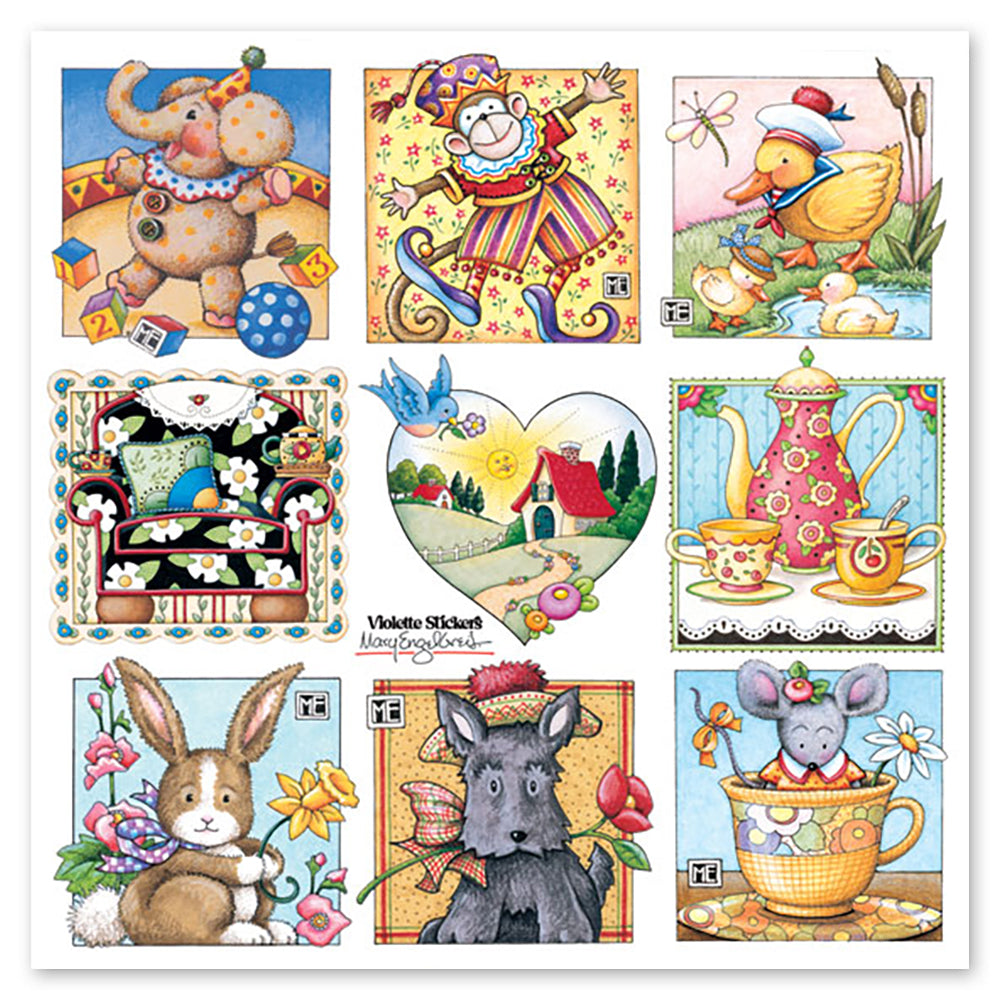 Mary Engelbreit's Animal Cuties Stickers