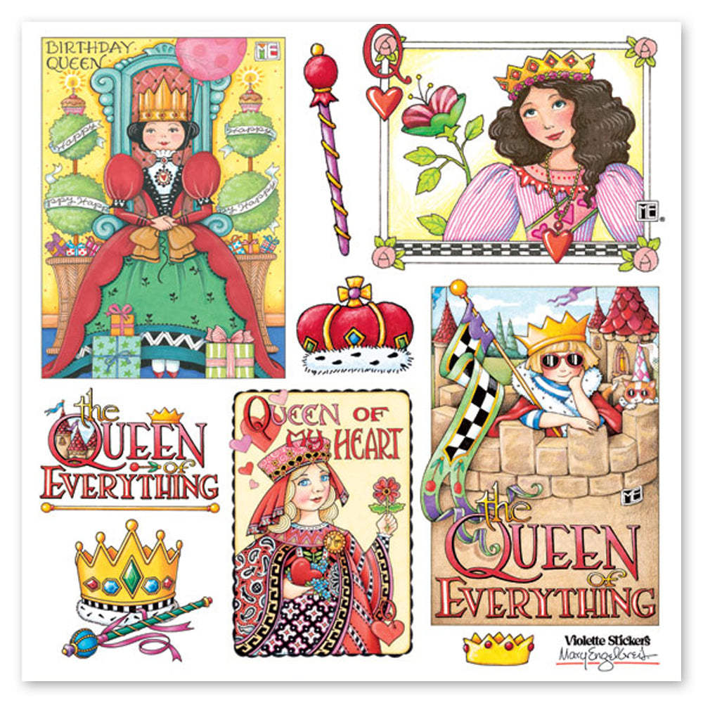 Mary Engelbreit's Queens Stickers