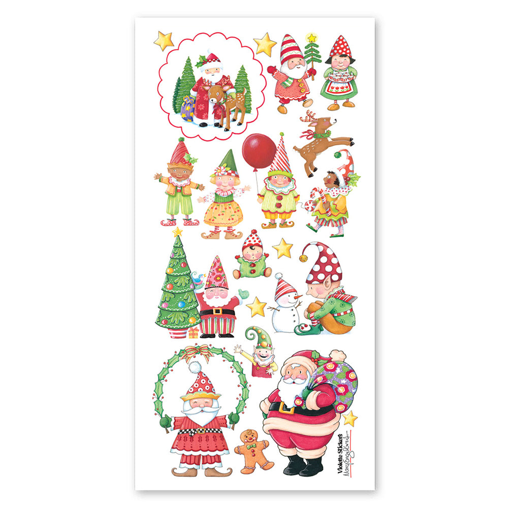 Mary Engelbreit's Christmas Elves Stickers