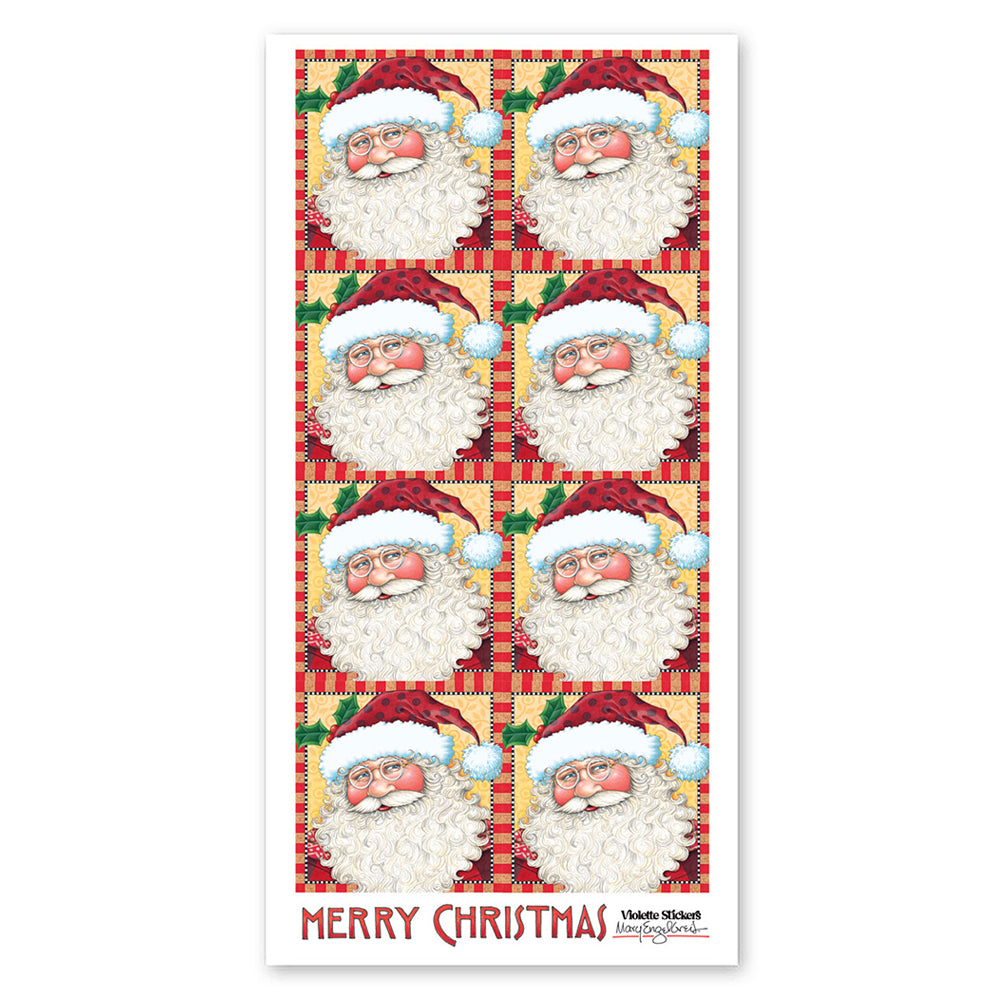 Mary Engelbreit's Santa Squares Stickers