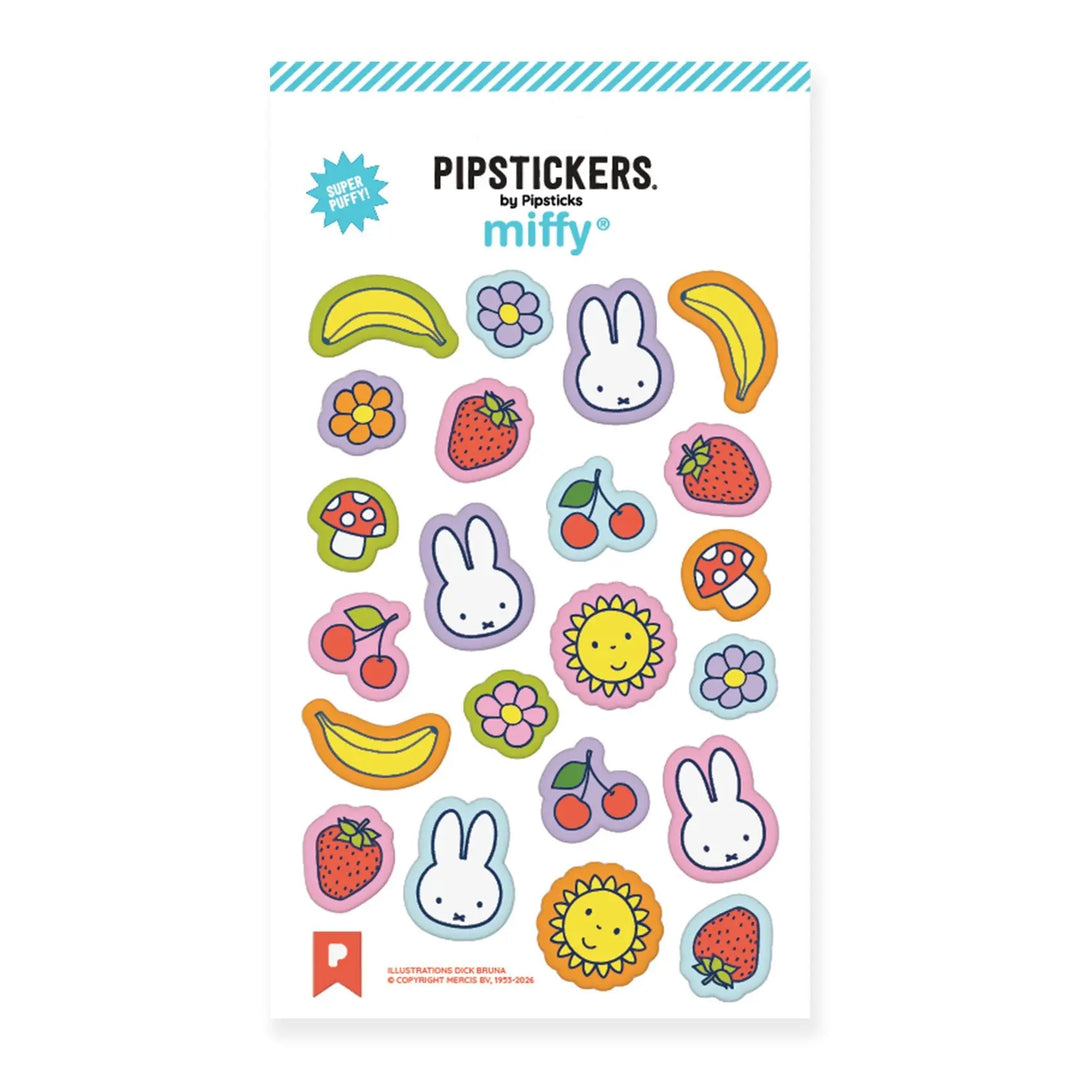 Miffy And Cute Things Puffy Stickers