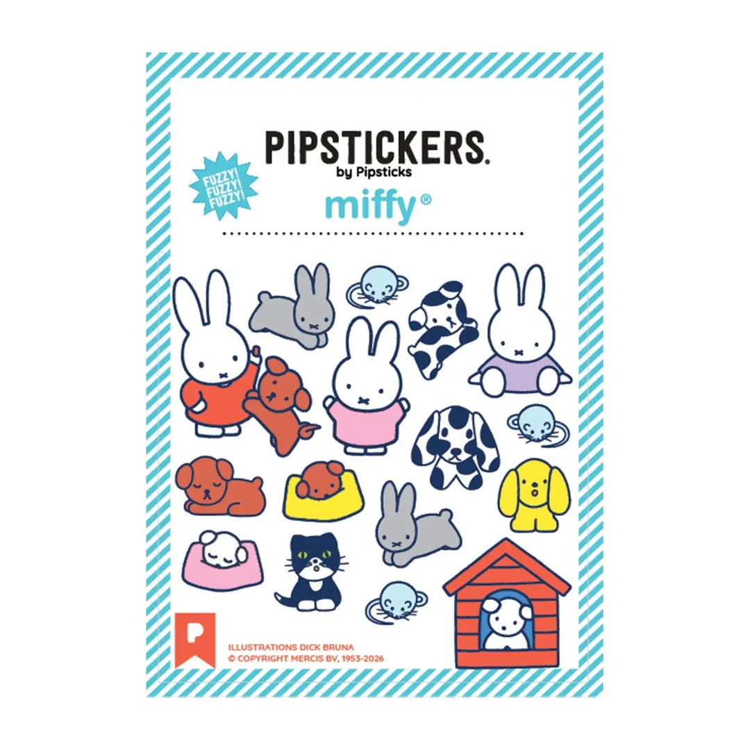 Miffy and Furry Friends Fuzzy Stickers