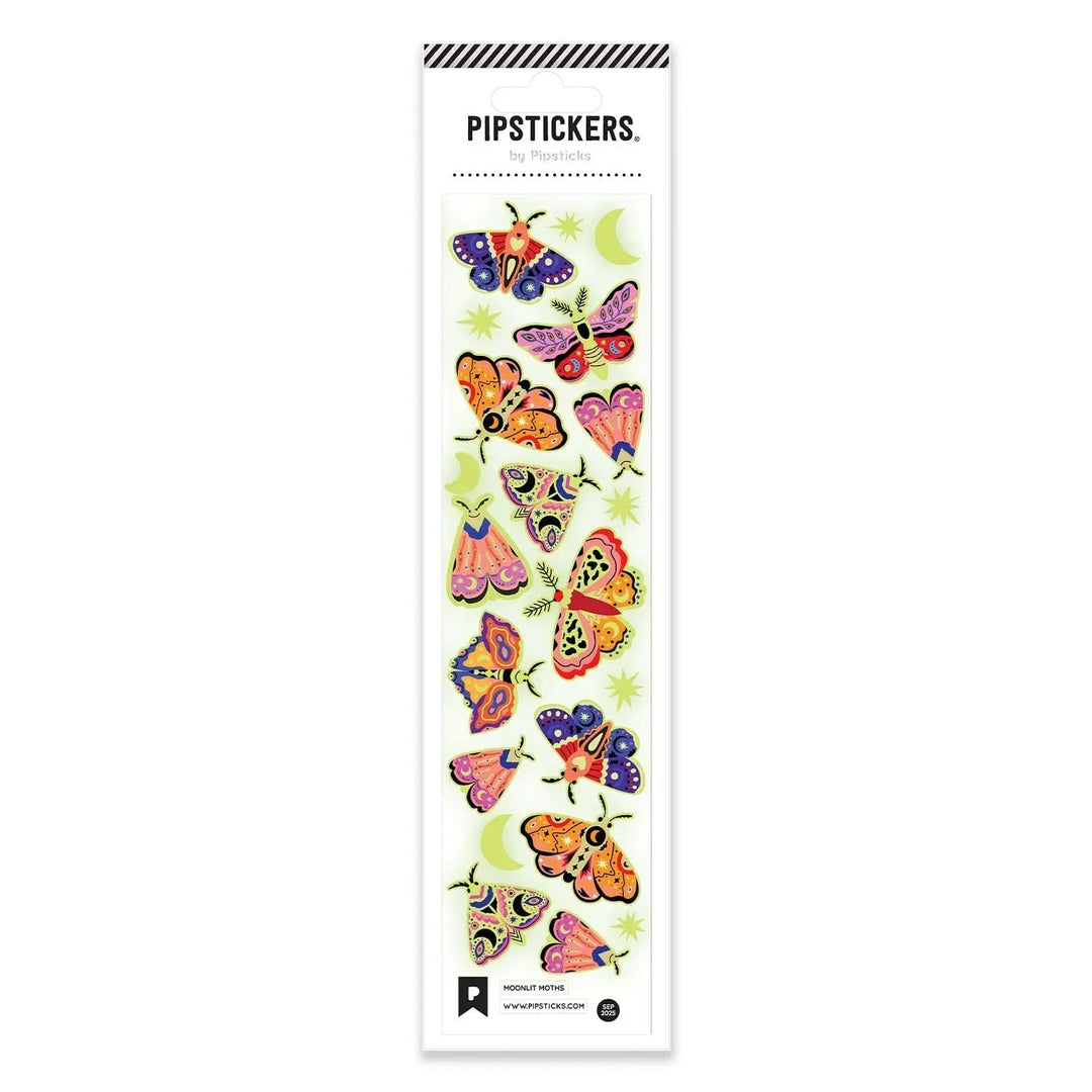 Moonlit Moths Glow-In-The-Dark Stickers