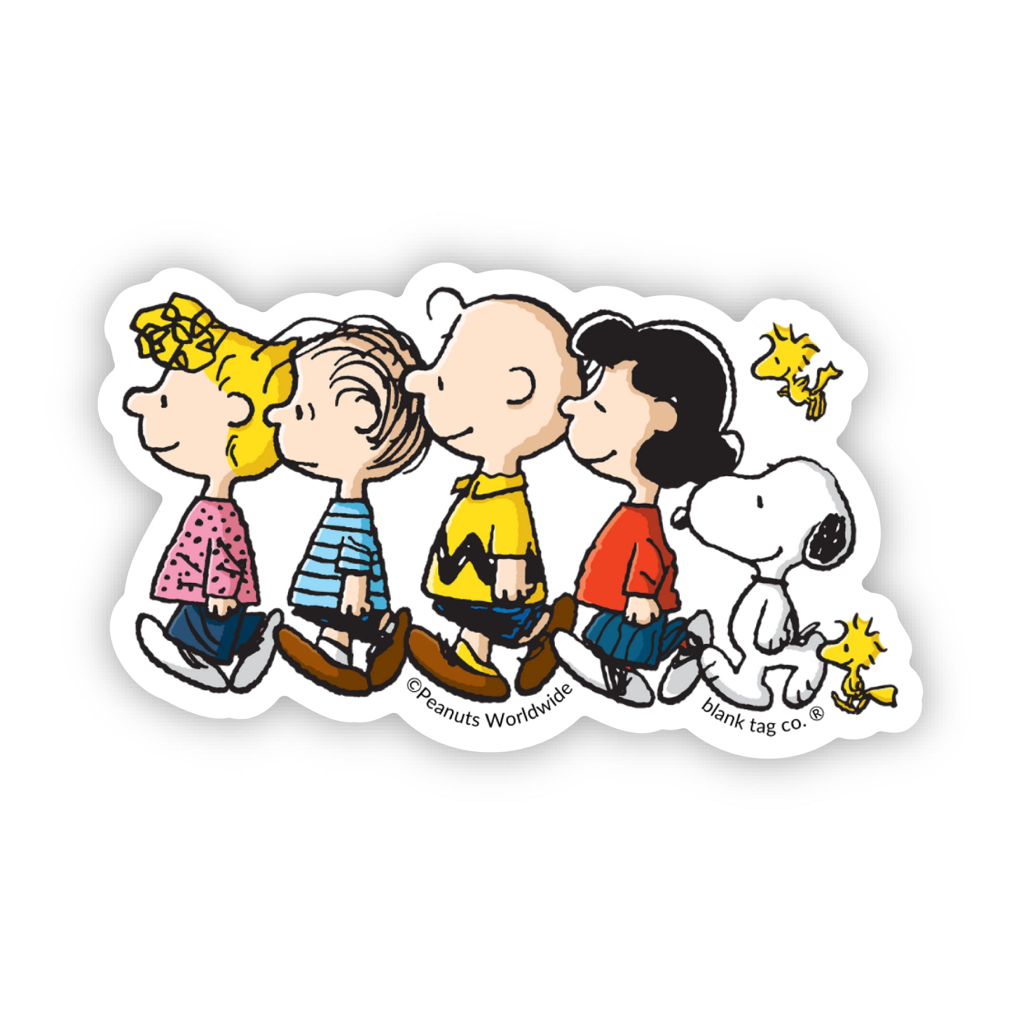 Eanut Sticker The Peanuts Gang Vinyl Sticker Decal – Sticker Planet