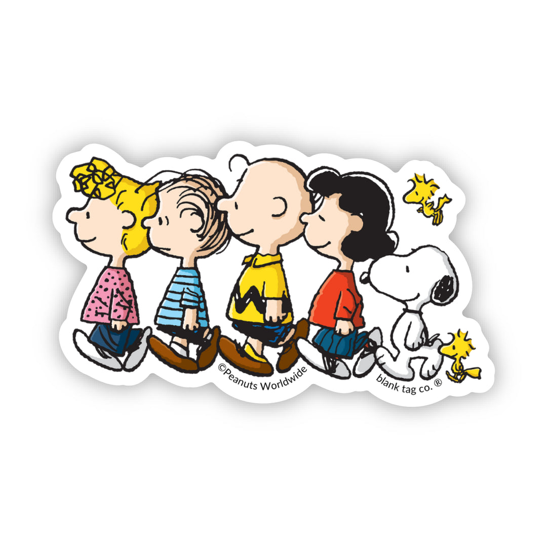 Peanuts Gang Vinyl Sticker Decal