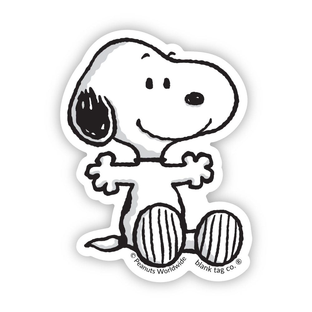 The Happy Snoopy Vinyl Sticker Decal