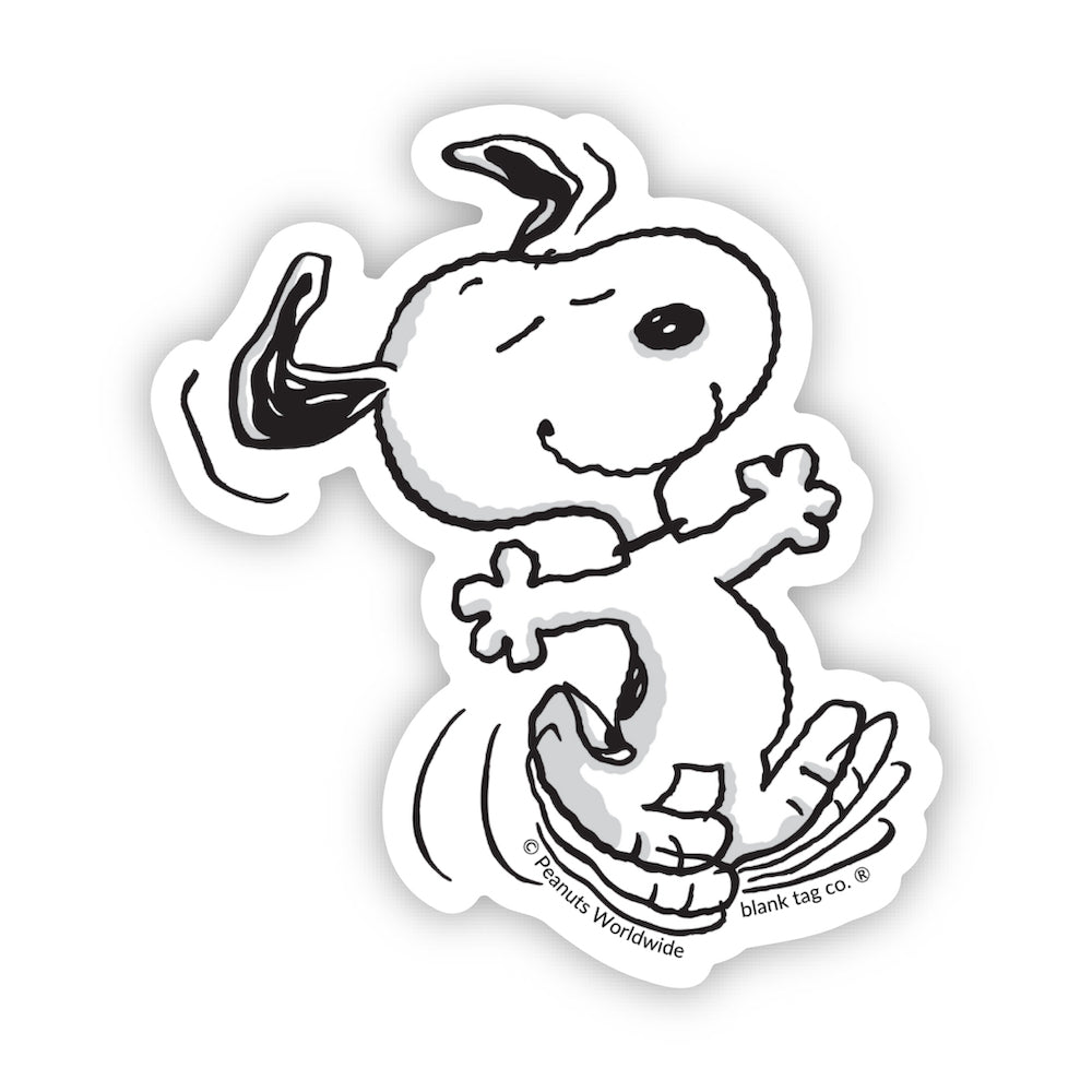 The Dancing Snoopy Vinyl Sticker Decal