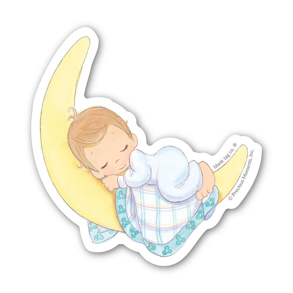 The Precious Moments Sleeping Baby Vinyl Sticker Decal