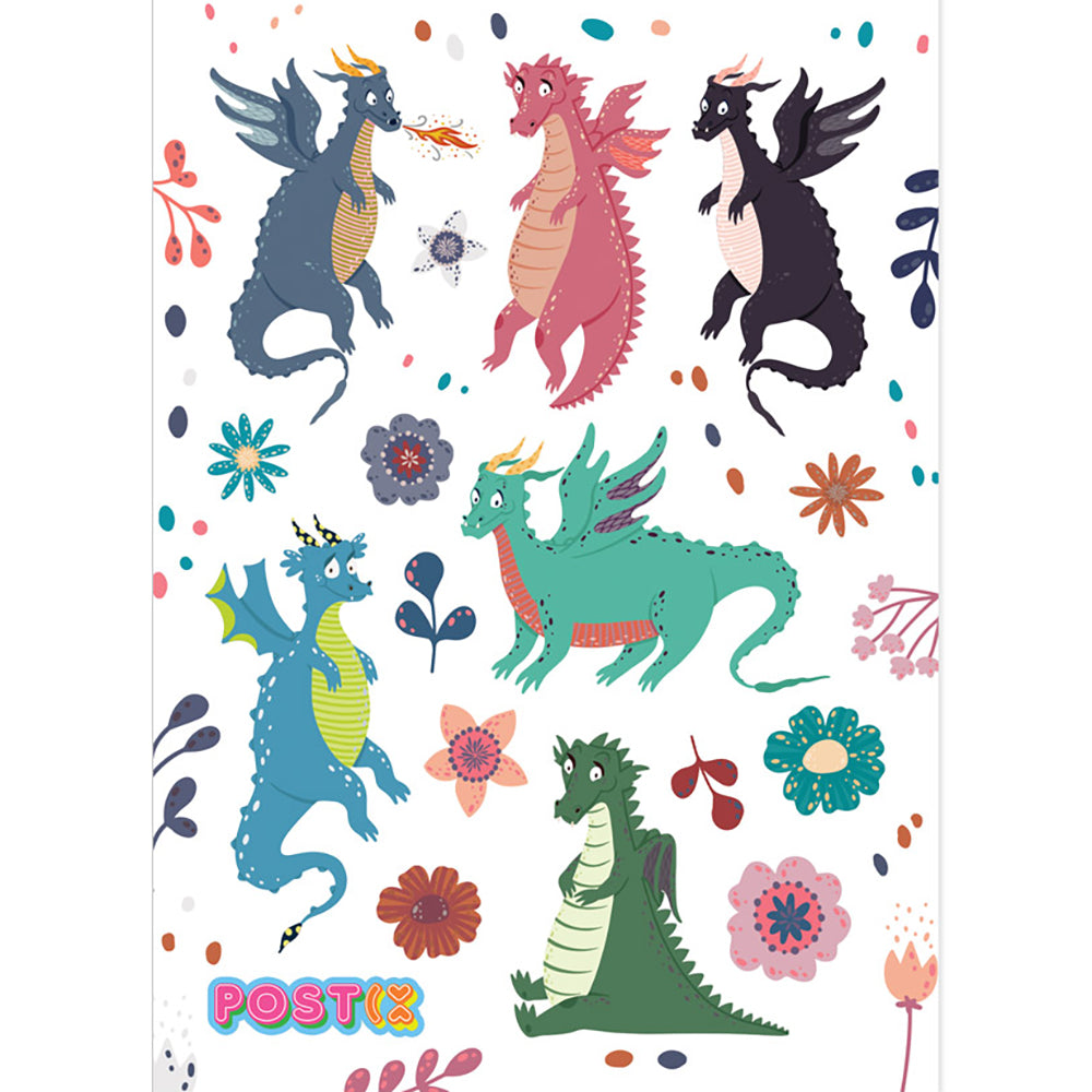 Shy Magical Dragons Stickers