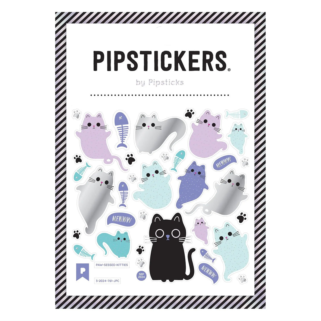 Paw-sessed Kitties Stickers