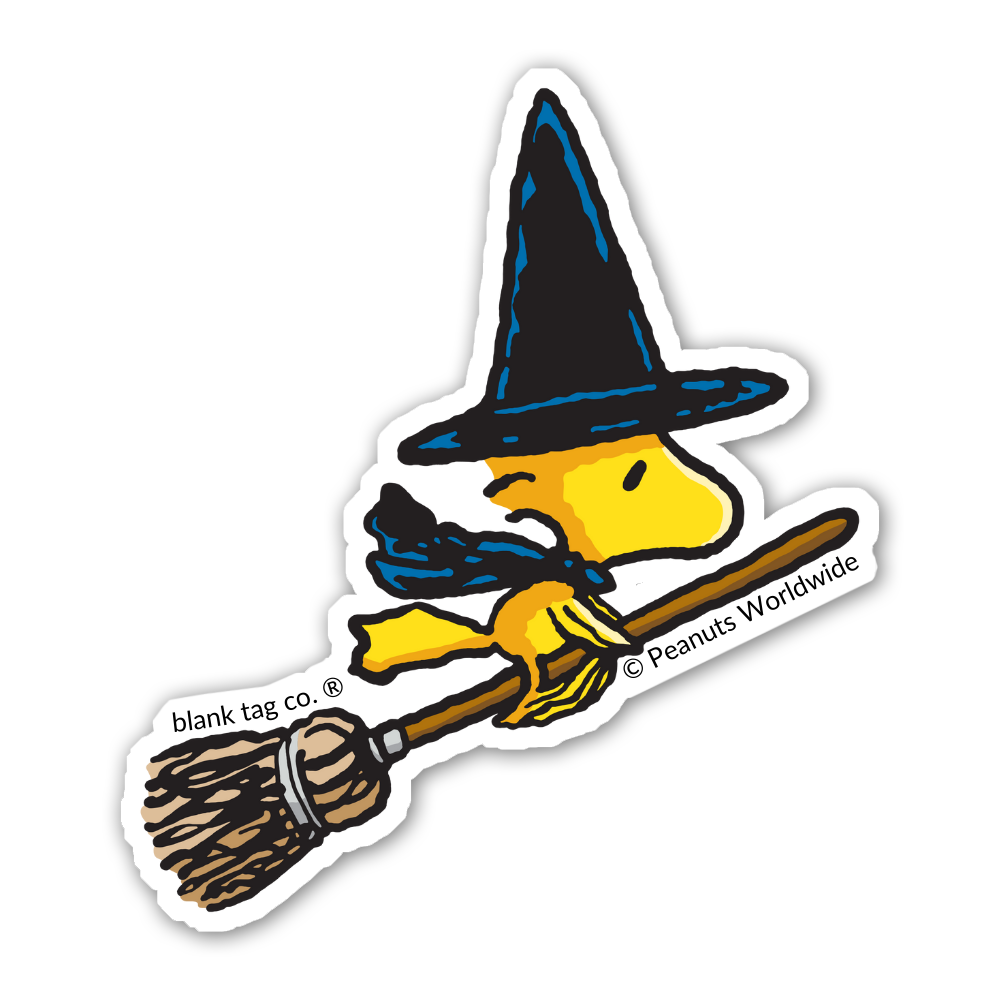 The Peanuts Witch Woodstock Vinyl Sticker Decal