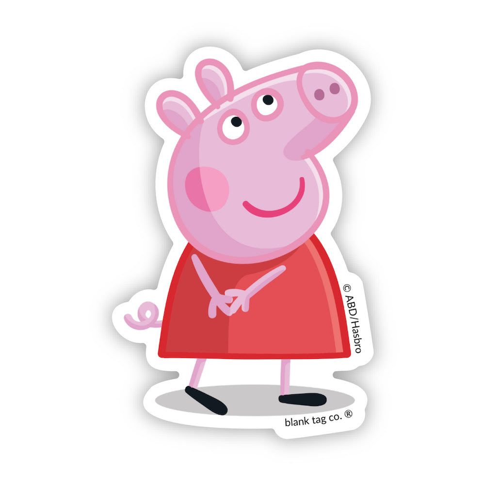 The Peppa Pig Vinyl Sticker Decal