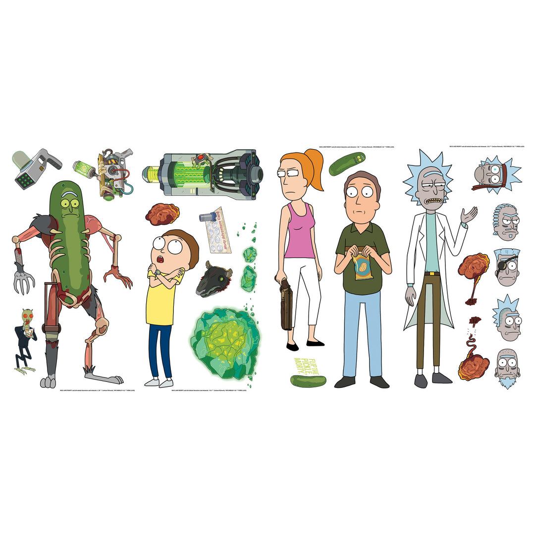 Rick And Morty Wall Sticker Decals