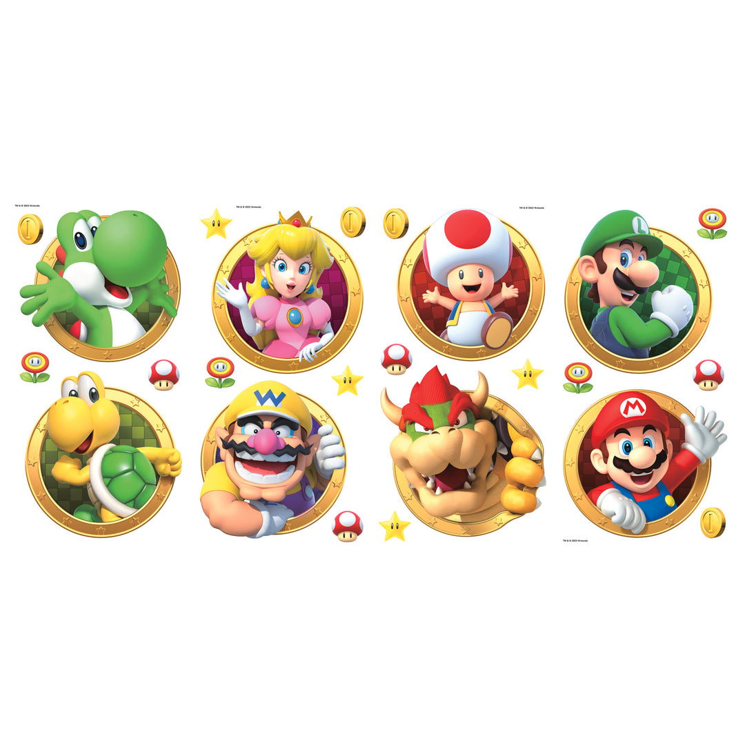 Nintendo Super Mario Wall Sticker Decals