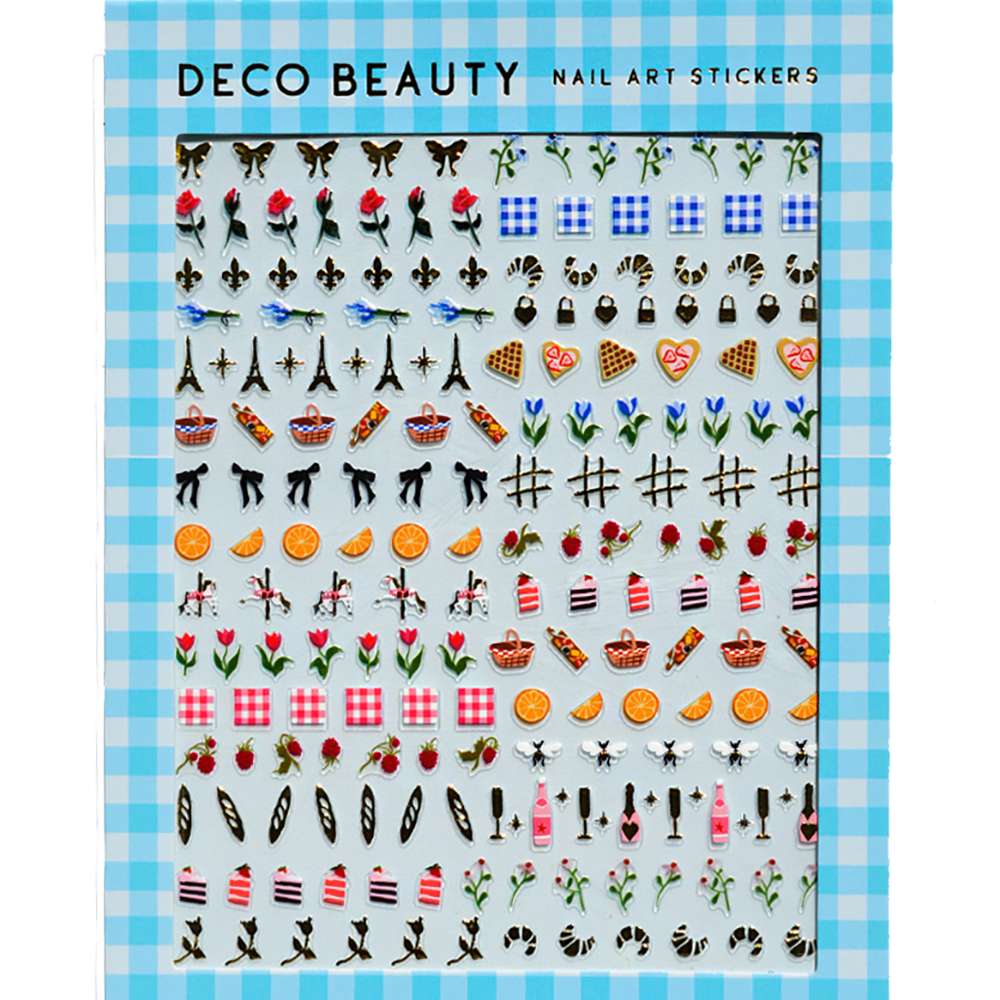 Paris Picnic Nail Art Stickers