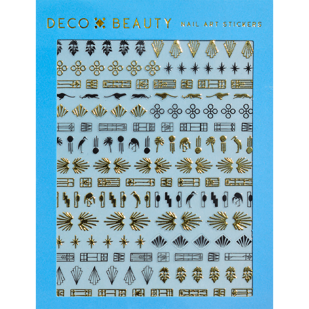 Art Deco Nail Art Stickers