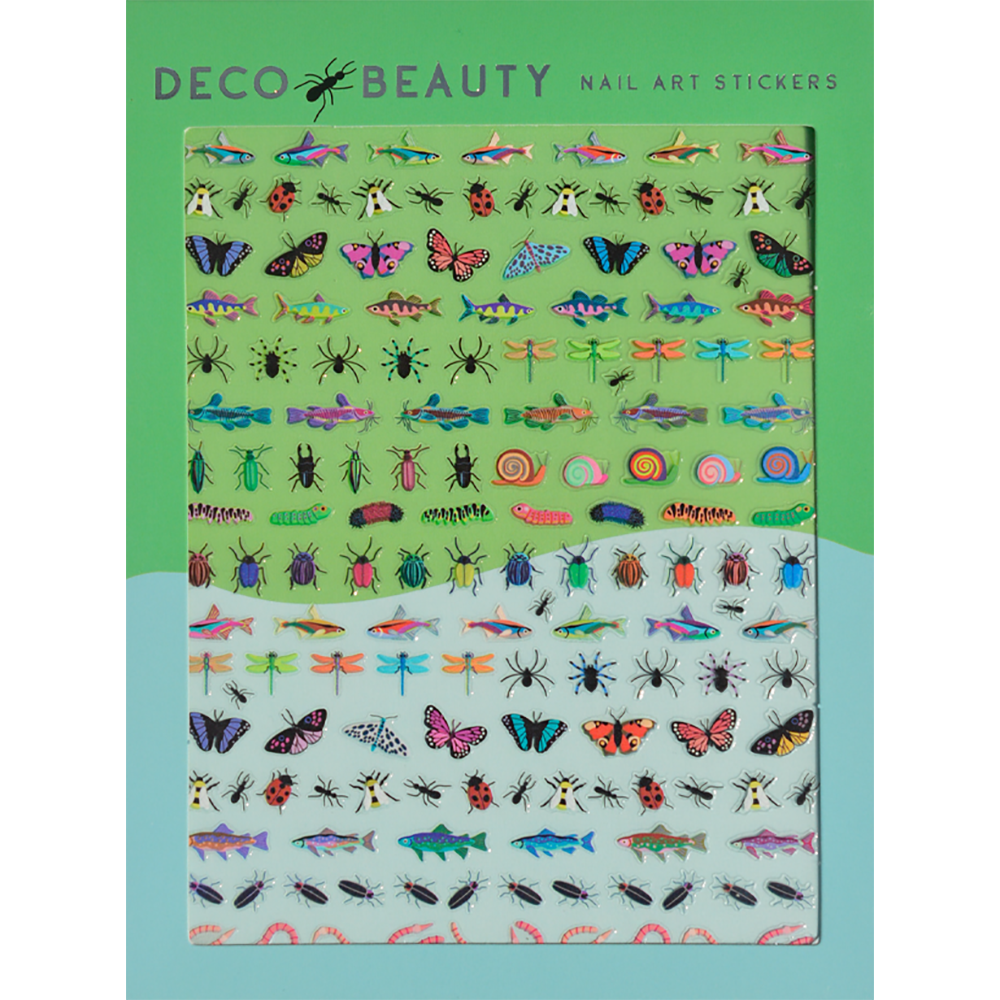 Bugs And Critters Nail Art Stickers
