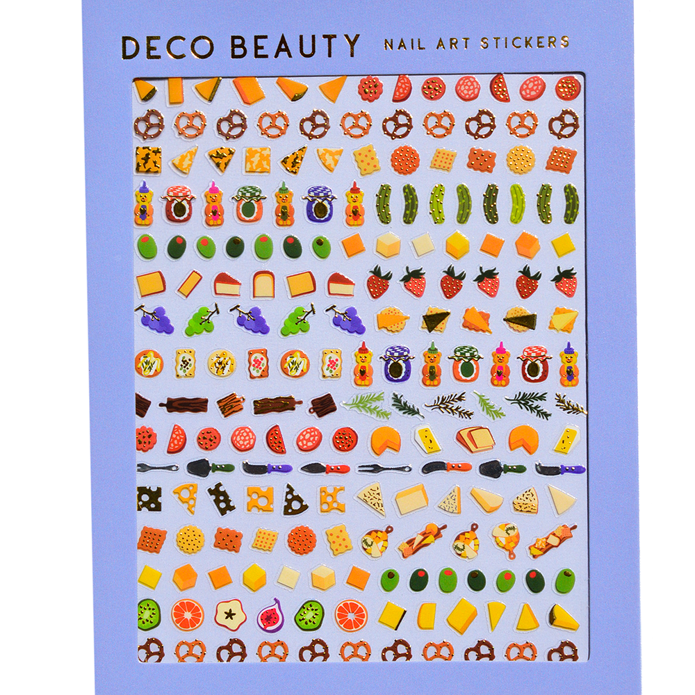 Charcuterie Nail Art Stickers