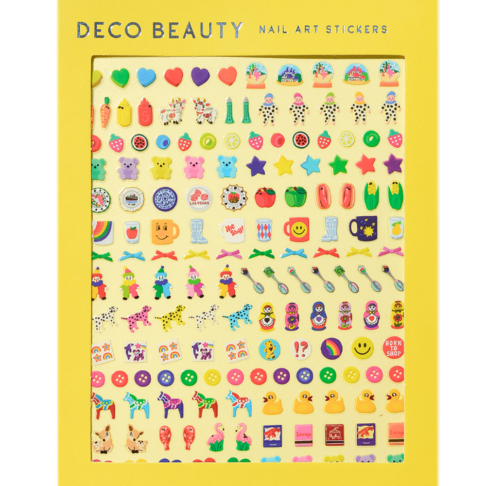 Thrifty Colorful Fun Nail Art Stickers