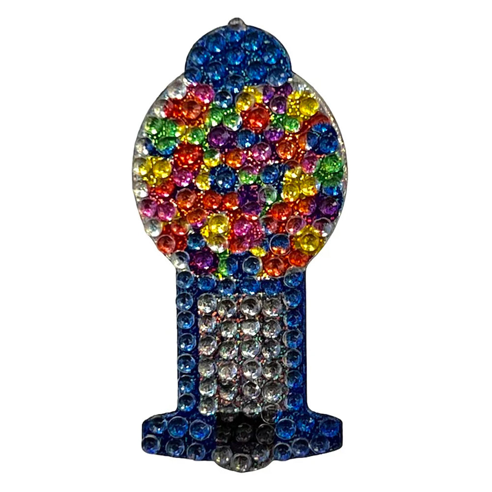 StickerBeans Blue Sparkling Gumball Machine Sticker