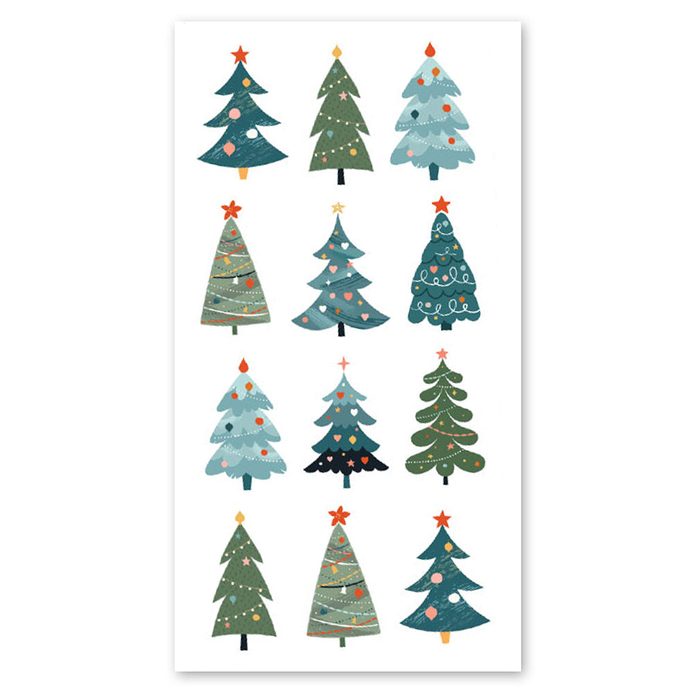 Christmas Trees Stickers 