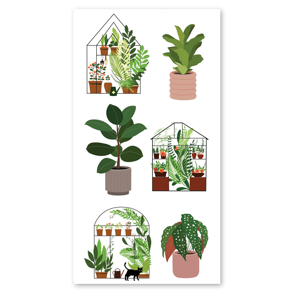Greenhouses and Plants Stickers
