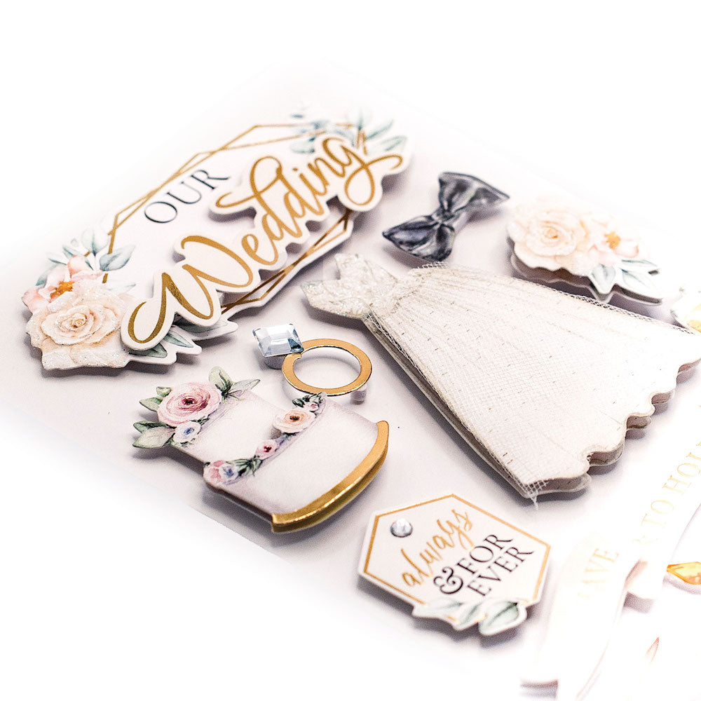 Our Wedding 3-D Stickers