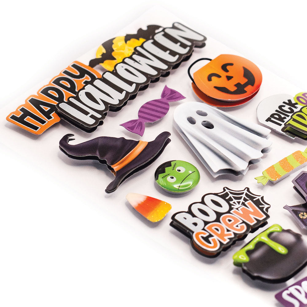 Happy Halloween 3-D Stickers